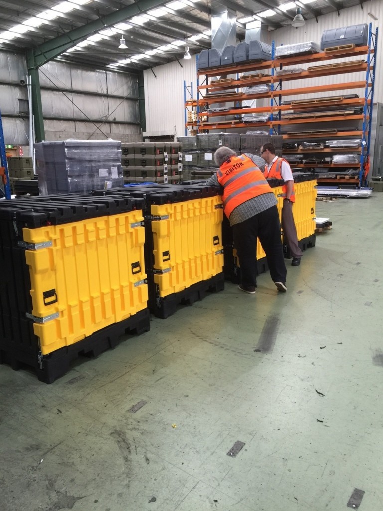 Delivery of first UNISEG Pallets