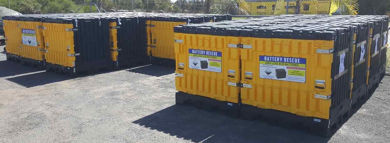 Used Car Battery Storage Container